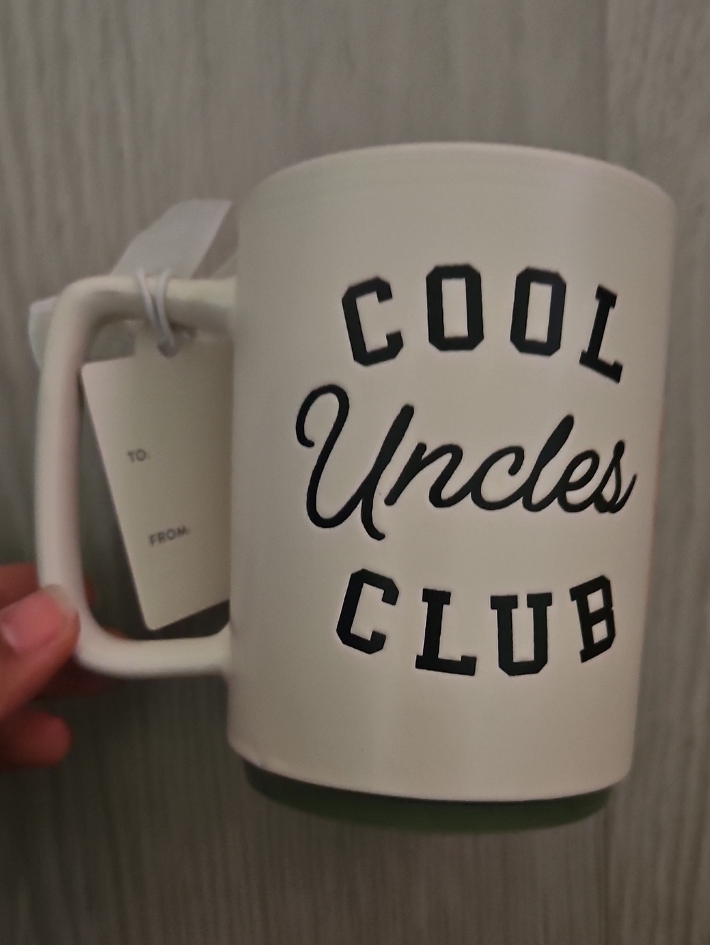 Cool Uncles Club White Ceramic Mug by